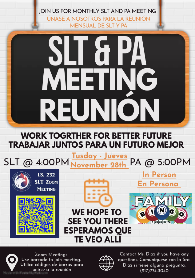 SLT & PA Meeting